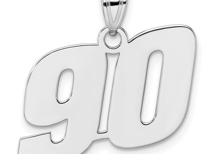 14k White Gold Pendants Style WBN90 - Classique Jewelry Inc.