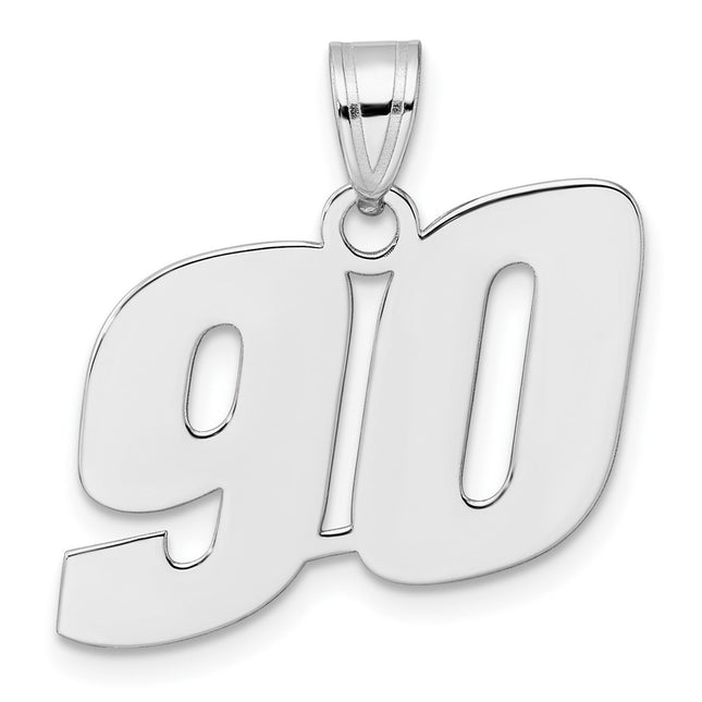 14k White Gold Pendants Style WBN90 - Classique Jewelry Inc.