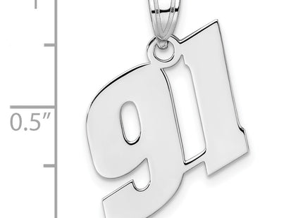 14k White Gold Pendants Style WBN91 - Classique Jewelry Inc.