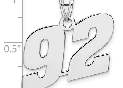 14k White Gold Pendants Style WBN92 - Classique Jewelry Inc.