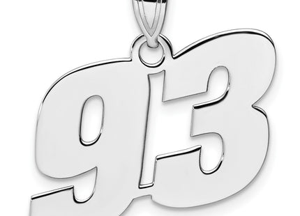 14k White Gold Pendants Style WBN93 - Classique Jewelry Inc.