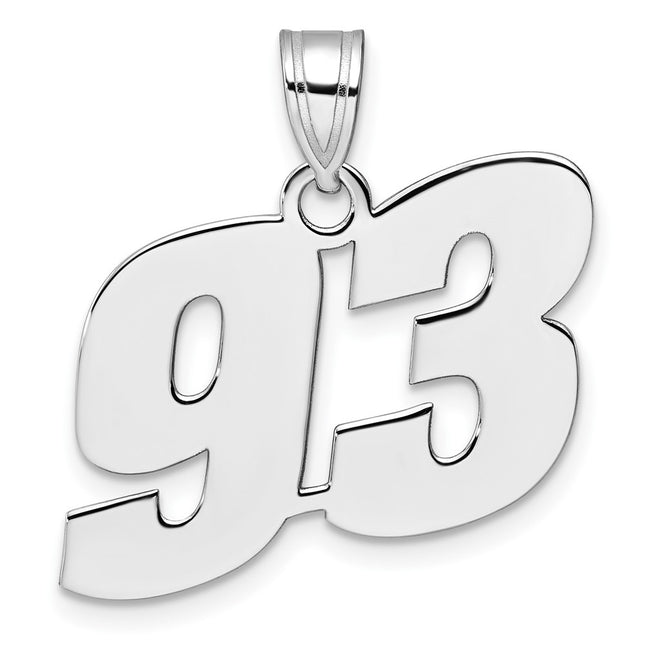 14k White Gold Pendants Style WBN93 - Classique Jewelry Inc.