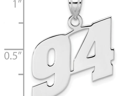 14k White Gold Pendants Style WBN94 - Classique Jewelry Inc.