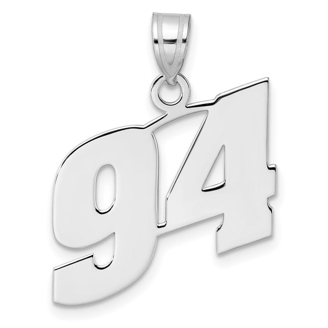 14k White Gold Pendants Style WBN94 - Classique Jewelry Inc.