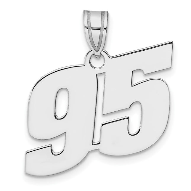 14k White Gold Pendants Style WBN95 - Classique Jewelry Inc.