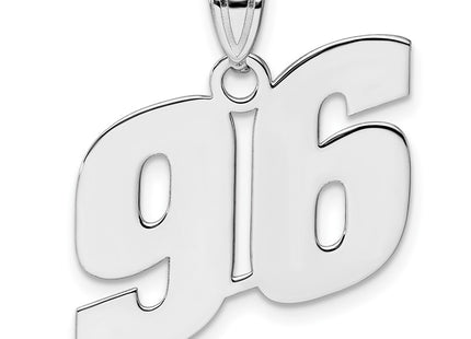 14k White Gold Pendants Style WBN96 - Classique Jewelry Inc.