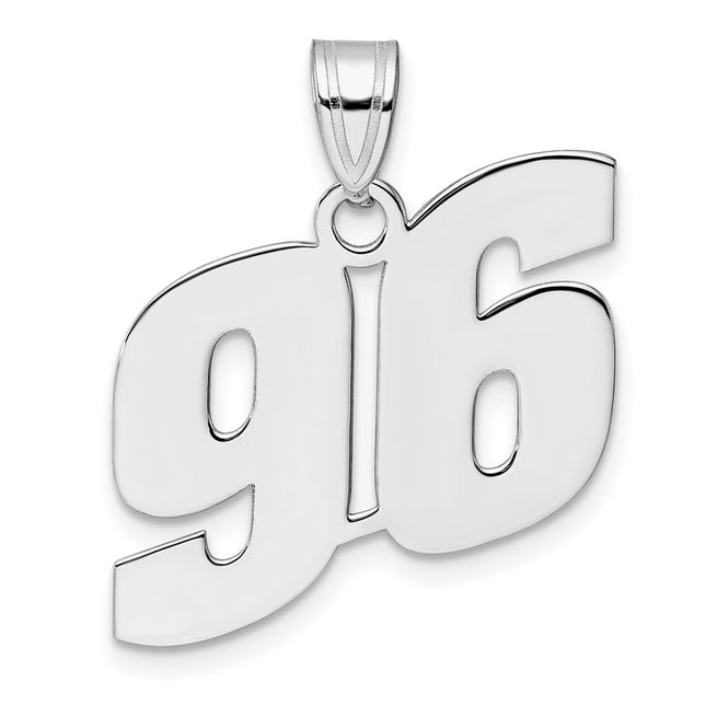 14k White Gold Pendants Style WBN96 - Classique Jewelry Inc.