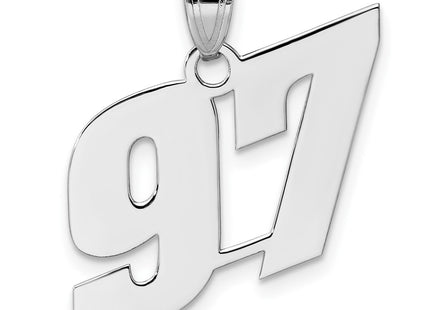 14k White Gold Pendants Style WBN97 - Classique Jewelry Inc.