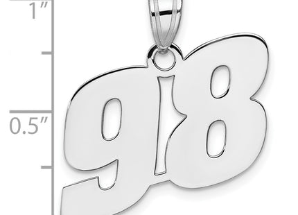 14k White Gold Pendants Style WBN98 - Classique Jewelry Inc.