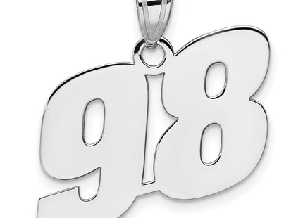 14k White Gold Pendants Style WBN98 - Classique Jewelry Inc.