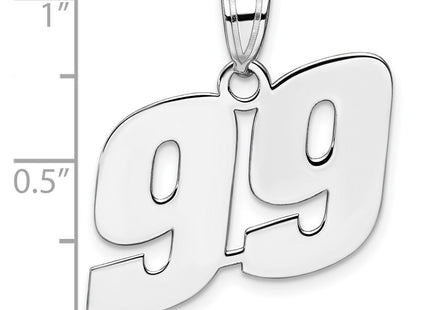 14k White Gold Pendants Style WBN99 - Classique Jewelry Inc.