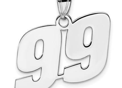 14k White Gold Pendants Style WBN99 - Classique Jewelry Inc.