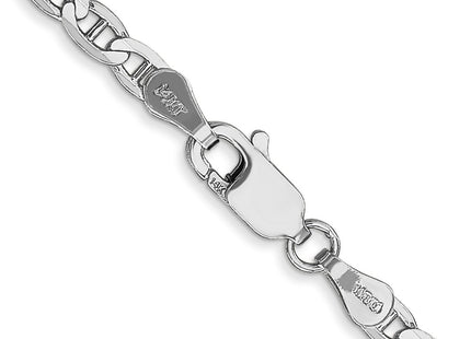 14k White Gold Chains Style WCA080 - Classique Jewelry Inc.