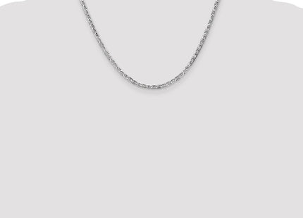 14k White Gold Chains Style WCA080 - Classique Jewelry Inc.