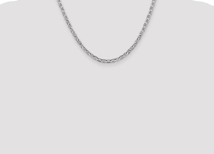 14k White Gold Chains Style WCA100 - Classique Jewelry Inc.