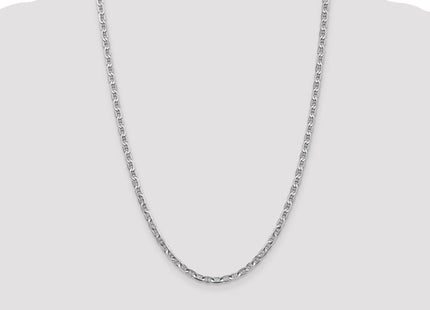 14k White Gold Chains Style WCA100 - Classique Jewelry Inc.