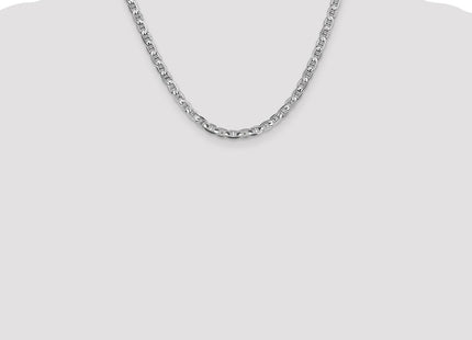 14k White Gold Chains Style WCA120 - Classique Jewelry Inc.