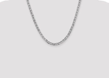 14k White Gold Chains Style WCA120 - Classique Jewelry Inc.