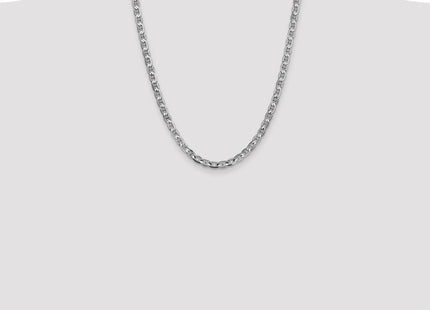 14k White Gold Chains Style WCA120 - Classique Jewelry Inc.