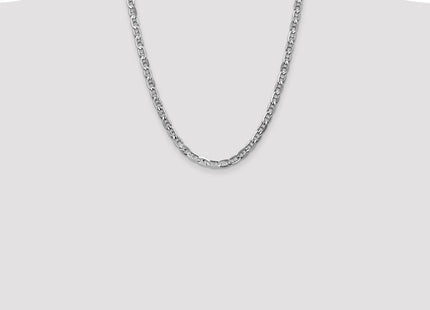 14k White Gold Chains Style WCA140 - Classique Jewelry Inc.