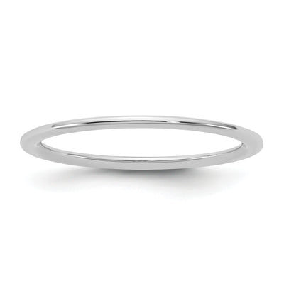14K White Gold Standard Comfort Fit Band