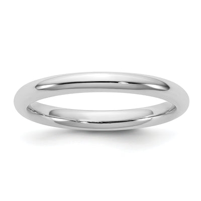 14K White Gold Standard Comfort Fit Band