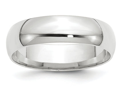 14K white gold band, further view