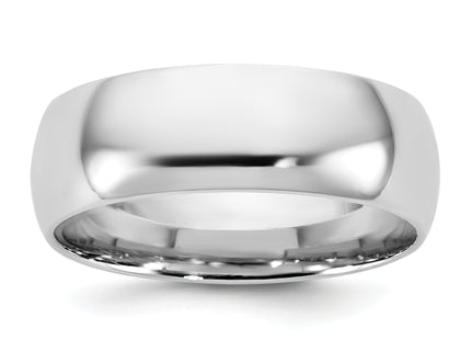 14K white gold band, additional view