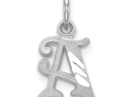 14KW Diamond-cut Letter Initial Charm