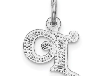 14k White Gold Jewelry Style WCH139 - Classique Jewelry Inc.