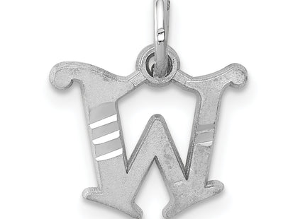 14KW Diamond-cut Letter Initial Charm
