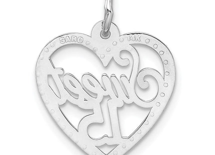 14k White Gold Jewelry Style WCH27 - Classique Jewelry Inc.