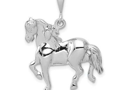 14K white gold charm