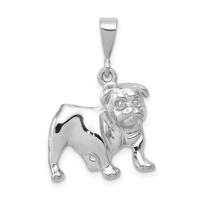 14K white gold pendant