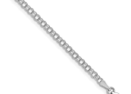 14K white gold bracelet