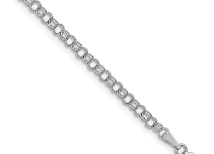 14K white gold bracelet