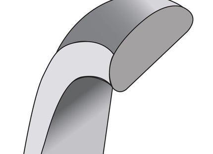 14K white gold band, further view