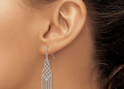 14k White Gold Earrings Style WF116 - Classique Jewelry Inc.