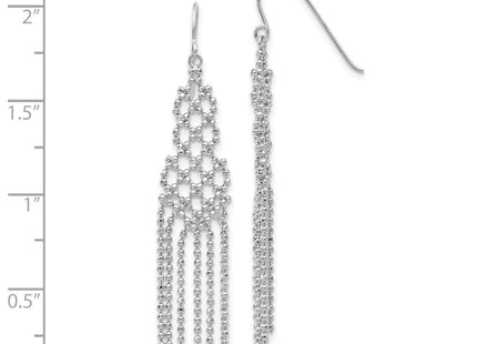 14k White Gold Earrings Style WF116 - Classique Jewelry Inc.