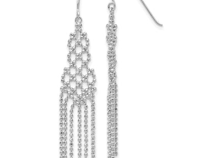 14k White Gold Earrings Style WF116 - Classique Jewelry Inc.