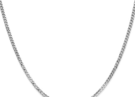 14k White Gold Chains Style WFBU060 - Classique Jewelry Inc.