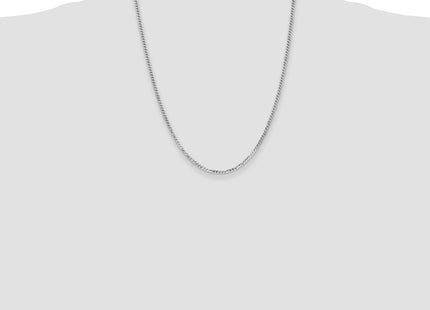 14k White Gold Chains Style WFBU060 - Classique Jewelry Inc.