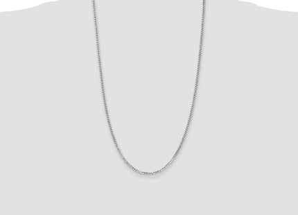 14k White Gold Chains Style WFBU060 - Classique Jewelry Inc.