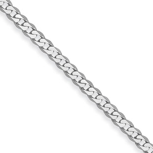 14k White Gold Chains Style WFBU060 - Classique Jewelry Inc.