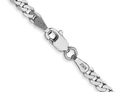 14k White Gold Chains Style WFBU080 - Classique Jewelry Inc.