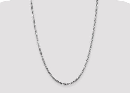 14k White Gold Chains Style WFBU080 - Classique Jewelry Inc.