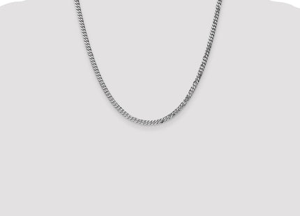 14k White Gold Chains Style WFBU100 - Classique Jewelry Inc.