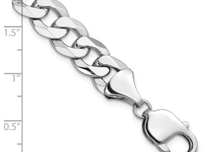 14k WG Flat Beveled Curb Chain