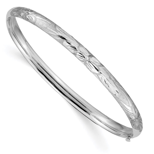 14k White Gold Bracelets Style WFE3 - Classique Jewelry Inc.