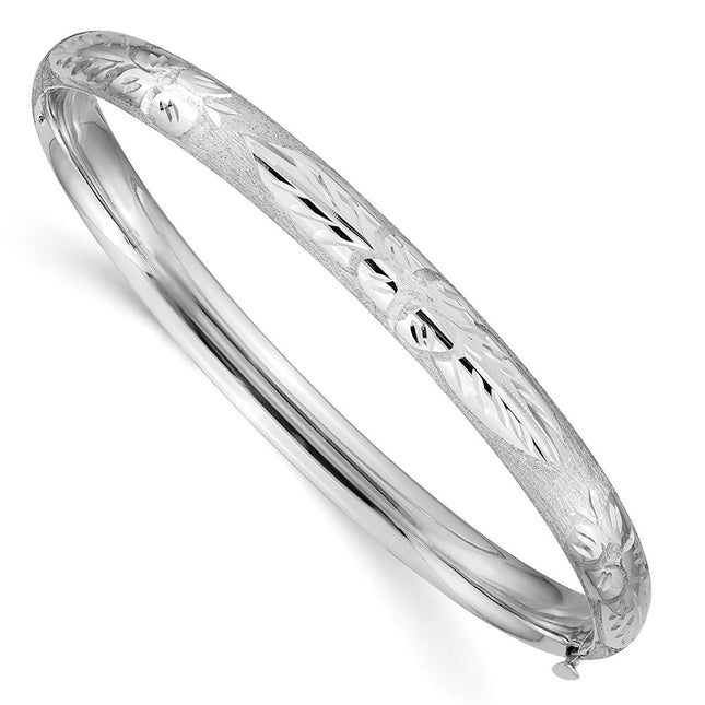 14k White Gold Bracelets Style WFE4 - Classique Jewelry Inc.